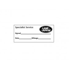 Specialist Service Stamp - Land Rover